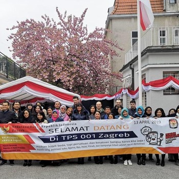 Ada Bakso & Dangdut di Pemilu Luar Negeri Kroasia