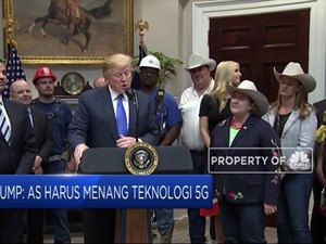 Trump: AS Harus Menang Teknologi 5G
