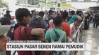 VIDEO: Stasiun Pasar Senen Ramai Pemudik