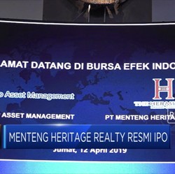 Menteng Heritage Realty Resmi Melantai di Bursa Efek