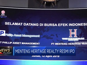 Menteng Heritage Realty Resmi Melantai di Bursa Efek