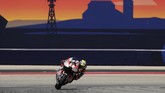 Pada gelaran Moto2 di Sirkuit the Americas, Thomas Luthi sukses meraih podium pertama. Ia turun kasta ke Moto2 setelah tahun lalu tampil di MotoGP. (AP Photo/Eric Gay)