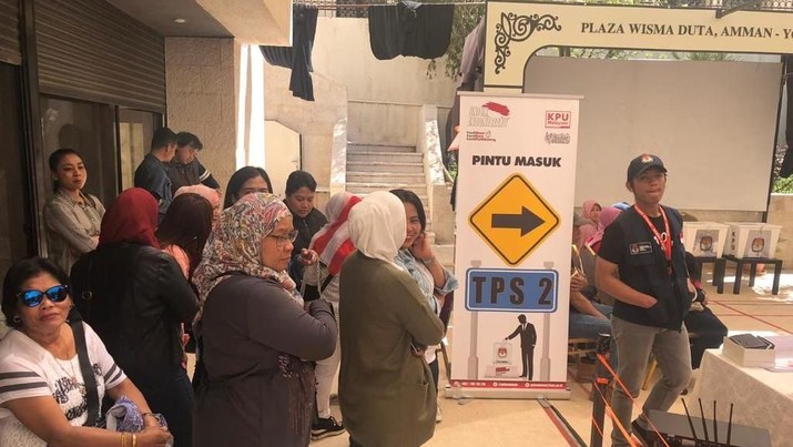Ratusan WNI di Yordania & Palestina Ikut Pemilu Luar Negeri