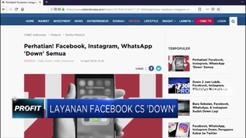 Momen Tumbangnya Layanan Facebook Cs