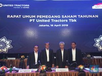 United Tractors Bagi Dividen Rp 4,45 T