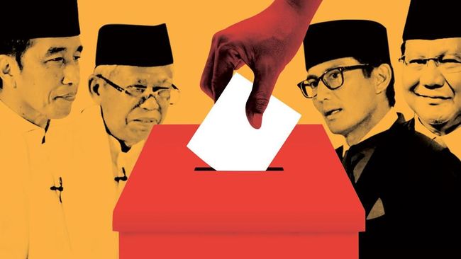 Live Quick Count Pilpres 2019, Tonton di Sini