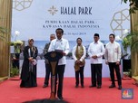 Jokowi Resmikan Proyek Halal Park Rp 250 Miliar