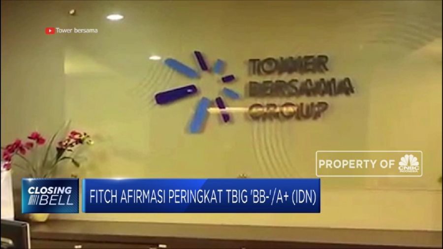 Fitch Afirmasi Peringkat TBIG 'BB-'/A+ (IDN) (CNBC Indonesia TV)