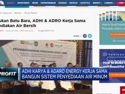 ADHI & ADRO Bangun Penyediaan Air Minum