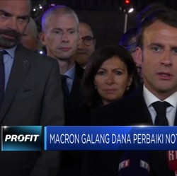 Presiden Prancis Galang Dana untuk Bangun Kembali Notre-Dame