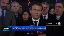 Presiden Prancis Galang Dana untuk Bangun Kembali Notre-Dame