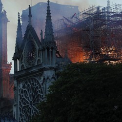 Katedral Notre-Dame di Paris Terbakar, JK Sampaikan Duka Cita