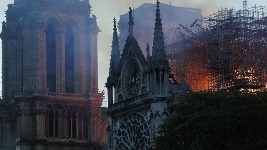 Wakil Presiden Jusuf Kalla (JK) menyampaikan rasa duka citanya menyusul kebakaran yang melahap katedral bersejarah Notre-Dame di Paris, Prancis.