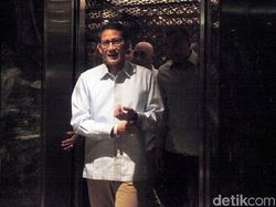 Sandiaga Uno Mulai Pulih, Cegukan Hilang Sandiaga Uno Mulai Pulih, Cegukan Hilang
