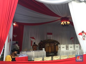 Begini Suasana TPS Tempat Sandiaga Nyoblos Pemilu 2019