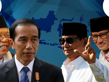 Real Count KPU 09.00 WIB Sudah 33%: Prabowo-Sandi 44,09%