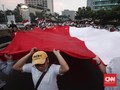 FOTO: Riuh Pendukung Jokowi Rayakan 'Kemenangan'