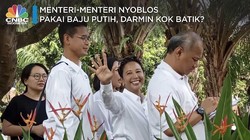 Gaya Santai Para Menteri Saat Nyoblos di TPS
