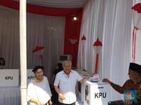 Usai Nyoblos, Menteri Enggartiasto: Pemilu Aman