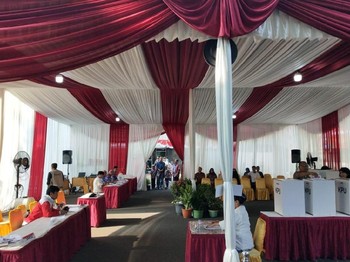 TPS Tempat Jokowi Nyoblos Masih Sepi