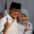 Usai Nyoblos, Sandi Senang Masyarakat Fokus Masalah Ekonomi