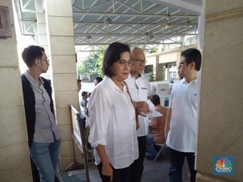 Setelah Nyoblos, Harapan Sri Mulyani: Korupsi Hilang!