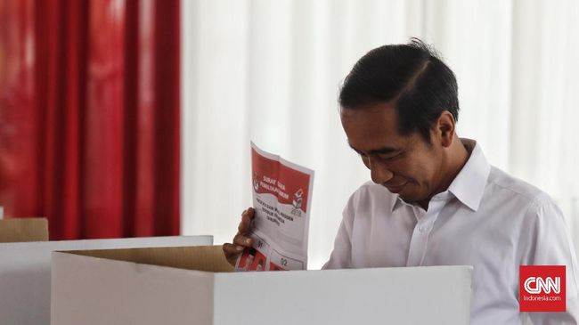 Quick Count LSI Denny JA 74,65 Persen: Jokowi 54,61 Persen
