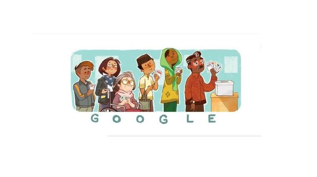 Google Rayakan Pemilu 2019 dengan Doodle
