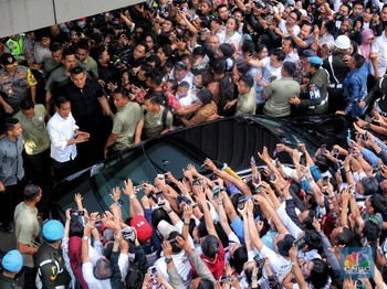 Quick Count Pukul 20.00 WIB: Jokowi 54% Vs Prabowo 46%
