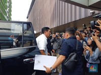 Jokowi Pantau Quick Count Pilpres di Djakarta Theater
