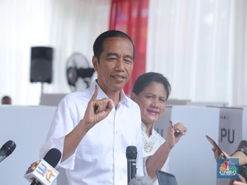 Usai Pencoblosan: Jokowi: Rasanya Ploong