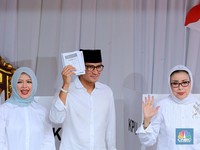 Sandiaga Imbau Masyarakat Segera Datang ke TPS