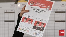Real Count KPU 13,7 Persen: Jokowi Sementara Ungguli Prabowo