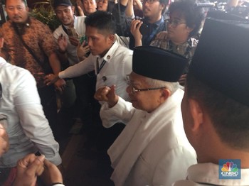 Jokowi Unggul Sementara, Kiai Ma'ruf: Sesuai dengan Prediksi!