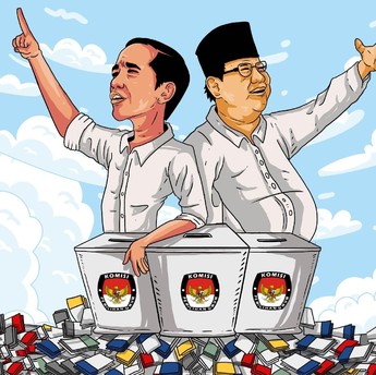 Hasil Quick Count Diumumkan, Begini Respons Jokowi & Prabowo