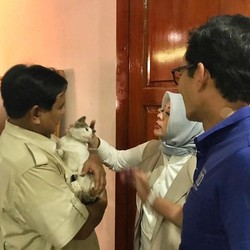 'Hilang' Saat Prabowo Pidato Menang, Begini Kondisi Sandiaga