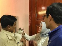 'Hilang' Saat Prabowo Pidato Menang, Begini Kondisi Sandiaga