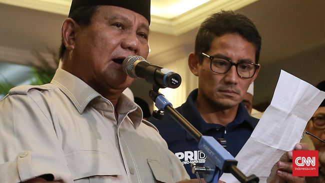 Prabowo-Sandi Unggul Telak dari Jokowi-Ma'ruf di Arab Saudi