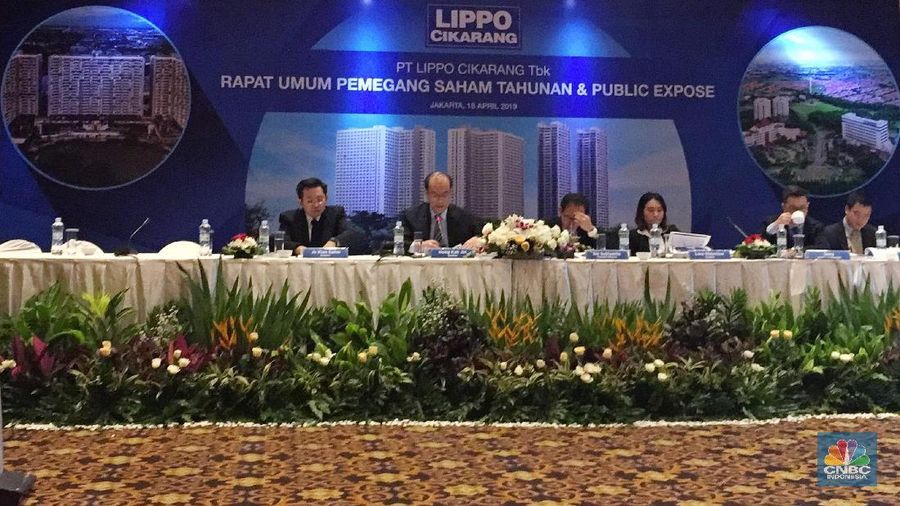 PT Lippo Cikarang Tbk (LPCK) menargetkan pendapatan dari pra penjualan atau marketing sales mencapai Rp 1 triliun.