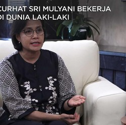 Ini Curhatan Sri Mulyani Bekerja di Dunia Laki-Laki