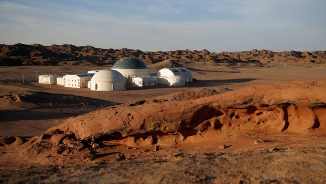 China Pamerkan Rumah Koloni Mars di Gurun Gobi