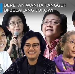Deretan Wanita Tangguh di Belakang Jokowi