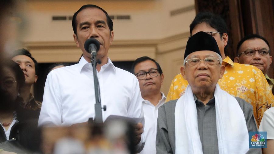 Joko Widodo meyakini bahwa masyarakat Indonesia sebenarnya telah rukun kembali setelah sempat terbelah selama proses pemilihan presiden (pilpres) 2019.