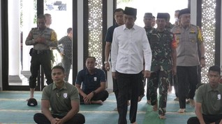 Usai Jumatan, Jokowi Habiskan Waktu Libur di Istana Bogor