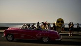 Havana Biennial sendiri sudah ada sejak 1984, yang digelar dengan tujuan mempromosikan seniman dari dunia-dunia berkembang, terutama dari dalam Kuba sendiri. (AP Photo/Ramon Espinosa)