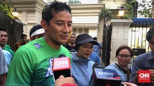 Sembuh Cegukan, Sandi Kembali Konsolidasi dengan Relawan