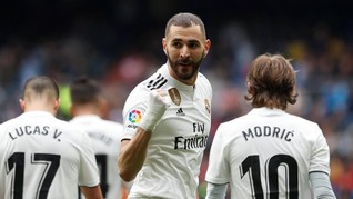 Hasil Liga Spanyol: Madrid Menang Berkat Hattrick Benzema