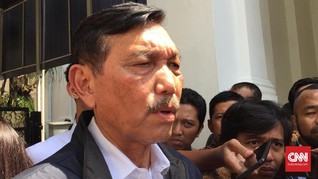 Luhut soal IMB Reklamasi Anies: Tak Lebih Baik dari Usul Kami