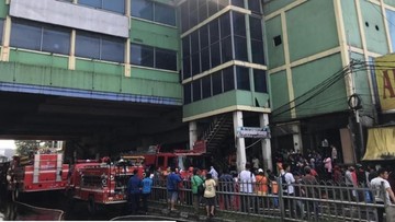 Kondisi Terkini Kebakaran Di Pasar Tanah Abang Blok C