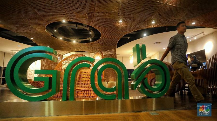 Grab (CNBC Indonesia/ Andrean Kristianto)